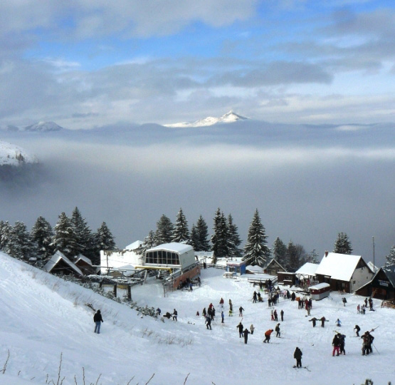 Skizentrum im Kosovo