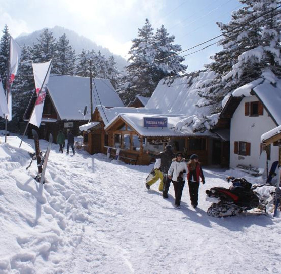 Brezovica Skizentrum im Kosovo