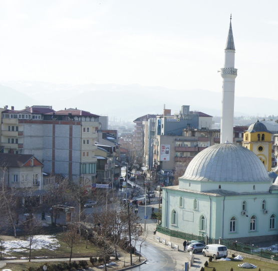 Ferizaj Stadt Zentrum