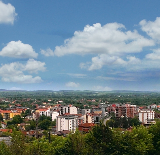 Istog Stadt im kosovo