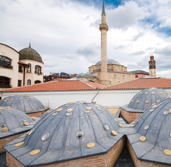 Königsmoschee und Hamam von Pristina