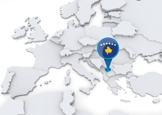Kosovo Europa Karte