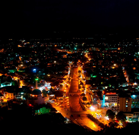 Prizren Burg Nacht