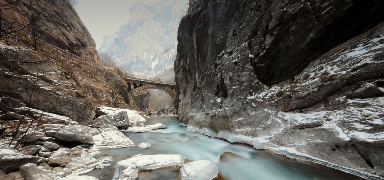 Rugova Schlucht Tal