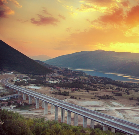 Vërmica See Brücke