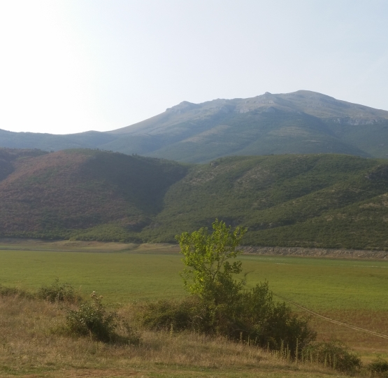 Vermica See ausgetrocknet